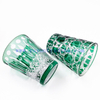 Luxury 11oz Hand Cut To Clear Whisky Glass Fashioned Colored Tumbler