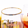 High Quality Stemless Color Electroplated Wine Glass Tumbler Egg Shape Cups As Gift