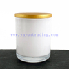 Customized Black White Candle Jars for Home Decoration Empty Glass Candle Vessels