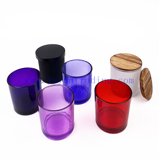 Hot Selling Luxury Colorful Home Decor Empty Custom Container With Lid
