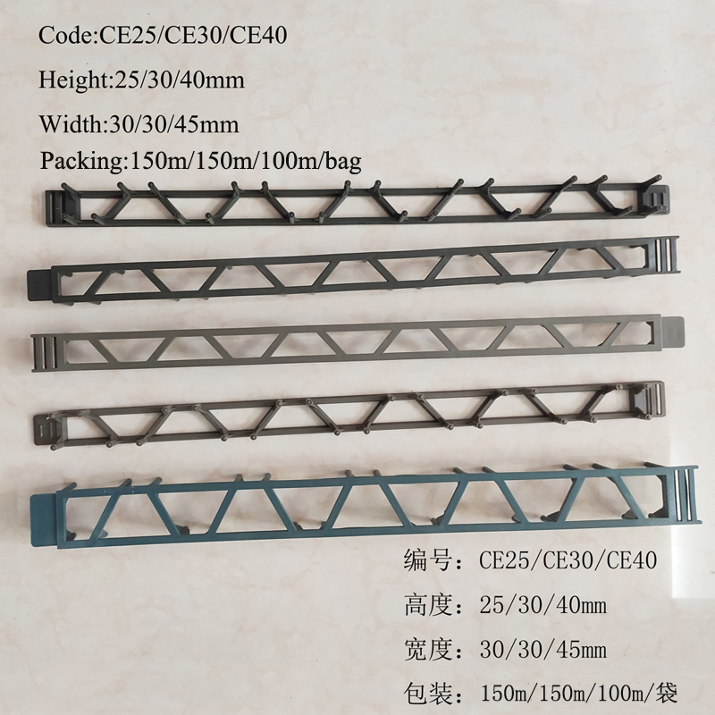 40mm Height Continuous Plastic Spacer Applied in Civil and Construction of Building