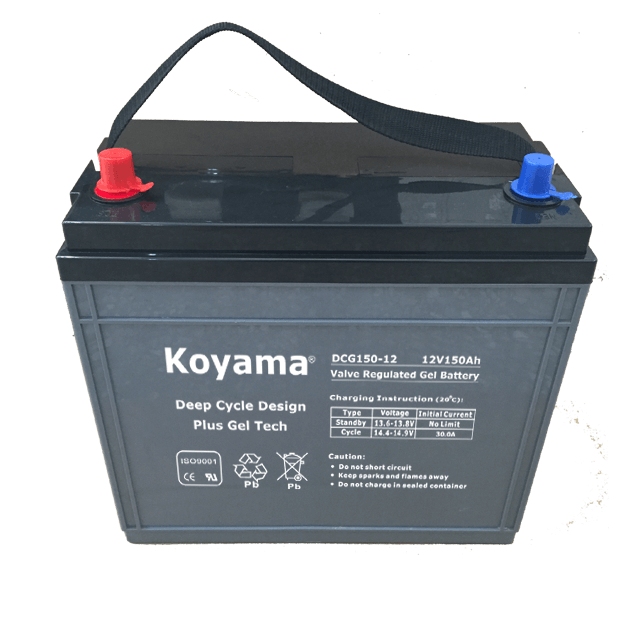 12V135AH Deep Cycle Gel Battery DCG135-12 for electric vehicle