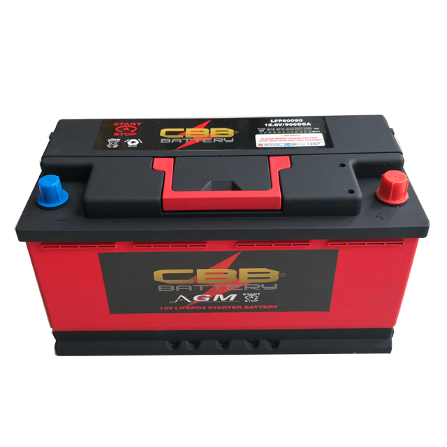 12V60ah 900CCA LiFePO4 Lithium Starter Battery Automotive Lead Acid Battery Lfb60090
