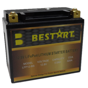 12.8V 5ah Lithium Ion Motorcycle Battery LFP12-BS