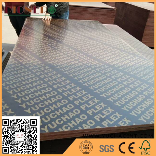 Waterproof Glue Brown Color Formwork Film Faced Plywood For Construction