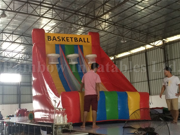 RB91007(9x4.5m) Inflatable Commercial Basketball Shooting Games For Kids