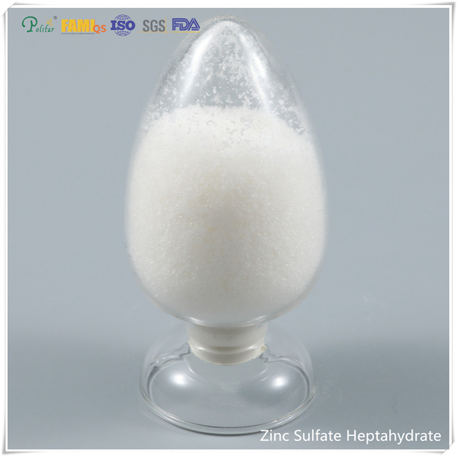 Cristal heptahidratado de sulfato de zinc de grado alimenticio al 21%