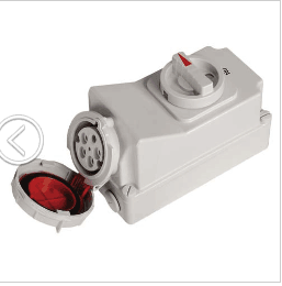 32A IP44 Conector industrial Enclavamiento Interruptor Enchufe