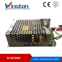 CE ROHS SC-60 60W 12V / 4A 24V2A AC / DC UPS Función Monitor Fuente de alimentación / Carga de batería de respaldo con 2 años de garantía