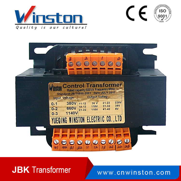 Transformador eléctrico de transformador de 12v a 220v de fábrica JBK5-800