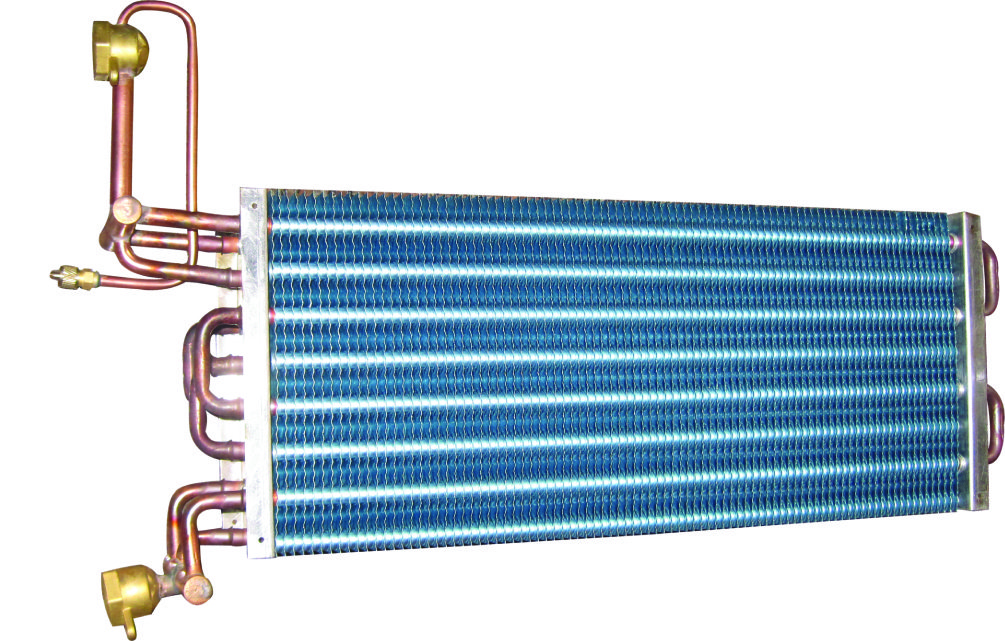 Evaporador de aleta de alumínio de tubo de cobre para sala fria de baixa temperatura