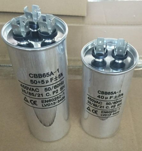 Condensador de funcionamiento del motor cbb65 35uf redondo para refrigerador