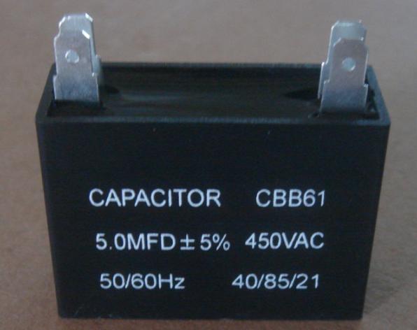 Capacitor de operação dupla ac para câmara fria de baixa temperatura