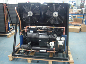Unidade de condensação semi-hermética de baixa temperatura para armazenamento a frio