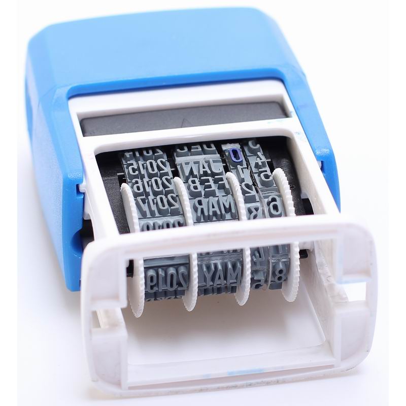 Self Inking date stamps , date size : 3mm or 4mm 