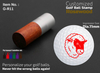 Rosewood round golf ball stamps G11 Dia.11mm Multi surface stamps 