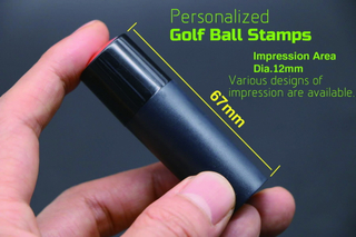 Personzlied Round plastic Golf Ball Stamps Dia.12mm 