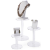 Round Buttom Clear Acrylic Jewelry Display Stands