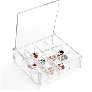 Acrylic Clear Ring Box Jewelry Display Storage Jewelry Box With Best Price