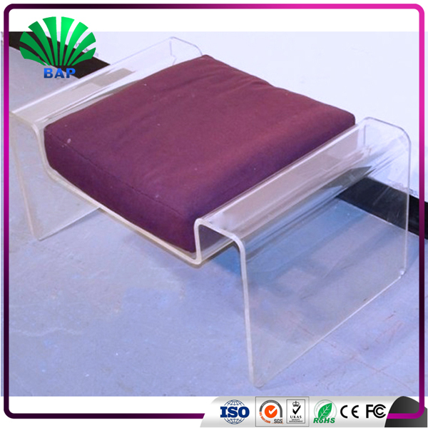 Unique Design Acrylic One Leg Stool Custom Stool Lucite Stool