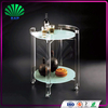 Plexiglass Acrylic Serving Trolley Home Use with Handle Insert