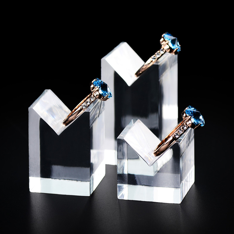 Modern Acrylic Lucite Jewelry Display Floor Stands Custom Luxury Design Racks Showcase Buy