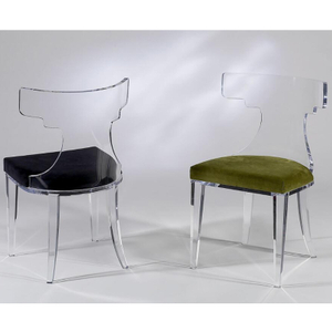 Fancy Lucite Modern Event Chair Clear Acrylic Chairs For Wedding / Party / Salon