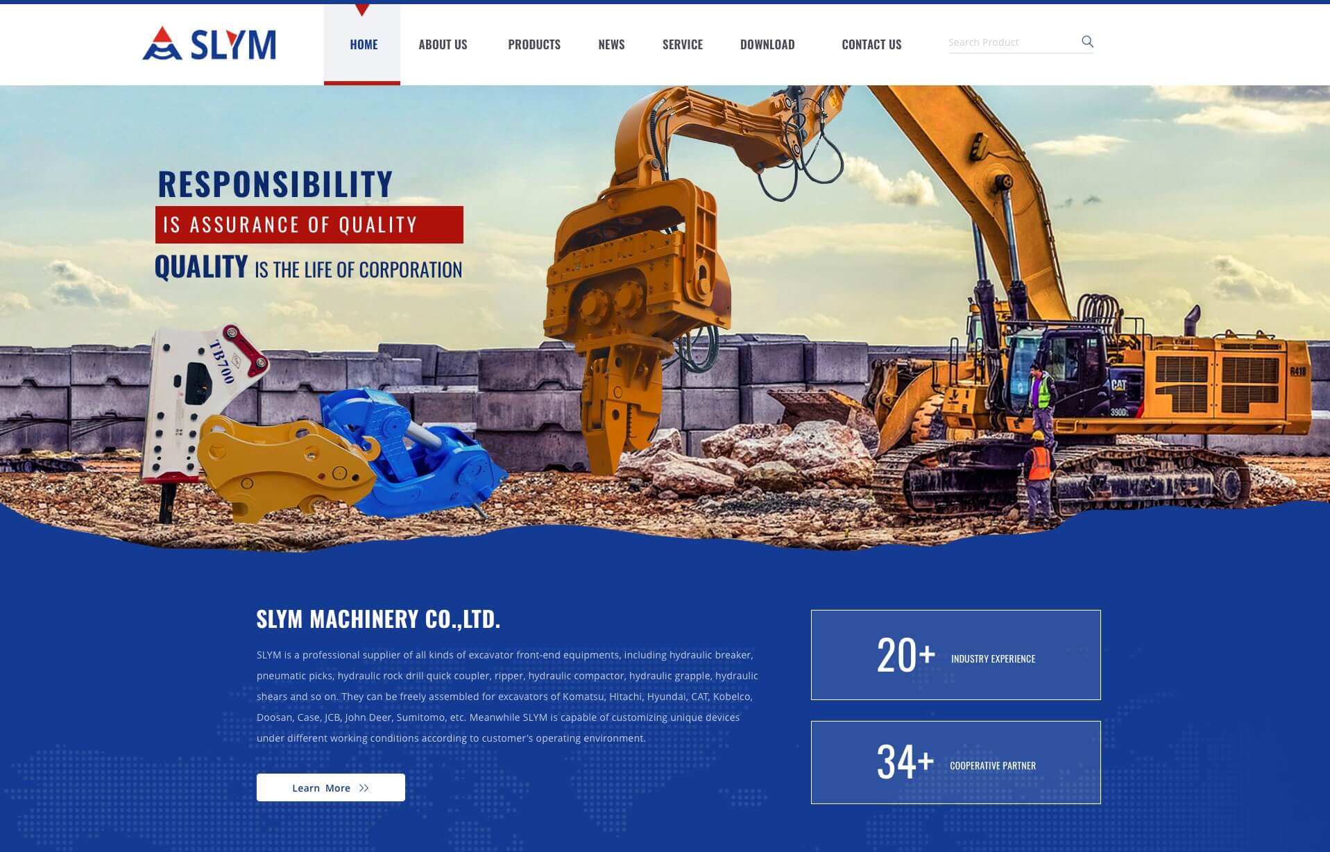 SLYM company website update completed