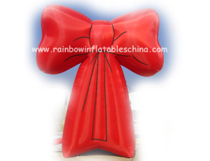 RB20010（0.54x0.4m） Inflatable Red Bowknot For Commercial Events 