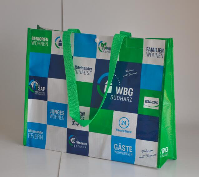 Lamination PP Woven Tote Bag for Grocery