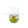 Crystal Blue Glassware Cold Tea/water/wine Drinking Cup