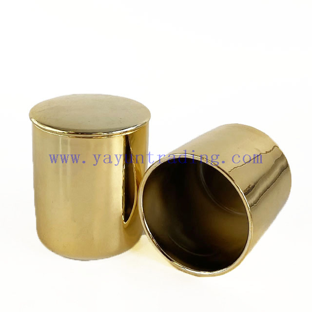 Wholesale Custom Ceramic Candle Holder Empty Candle Jars For Candle Making