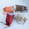 wholesale 1000pcs 12x17cm Jute Burlap drawstring Favor Bags for candles