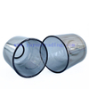 Machine Made 8oz Candle Jar Clear Classical Glass Candle Holder With Lids