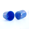 home decor antique 8oz blue ion electroplated glass candle jars with gold rose gold ceramic luxury lids