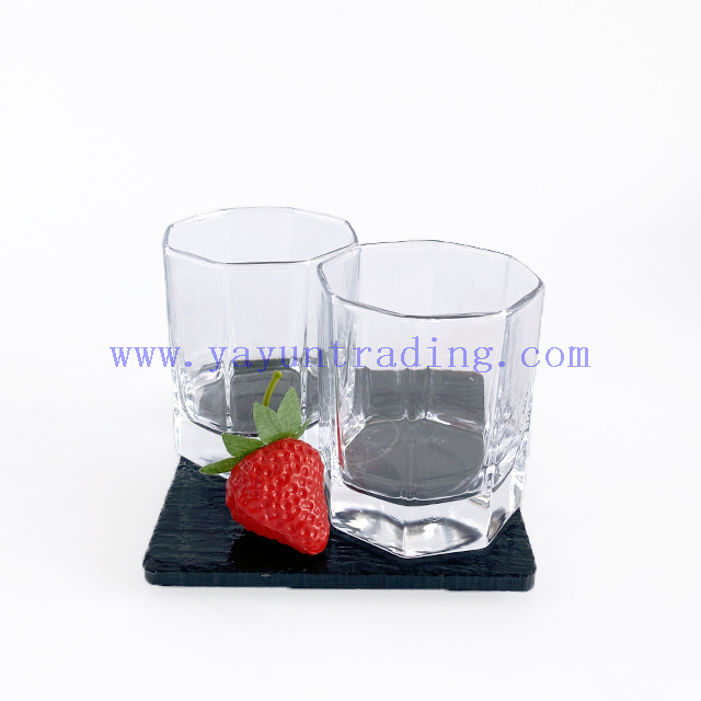 Octagonal Crystal Whiskey/Juice/Water Glass Tumbler