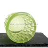 12oz handmade green thick votive glass candle holders