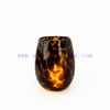 New Design Shiny Egg Shaped Glass Candle Jars