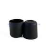 Customized Glass Candle Holder With Gold Ceramic Lid