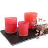 Wholesale Custom Jar Holder Luxury Pink Glass Candle Jars