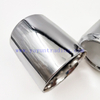 Silver Color Cylinder Electroplating Ceramic Candle Holder Candle Container