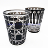 Personalized High Quality Fancy Unique Color Black Vintage Wine Glasses