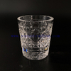 High White Crystal Carved Cocktail Glass Cup Unique Design Transparent Handmade Tumblers
