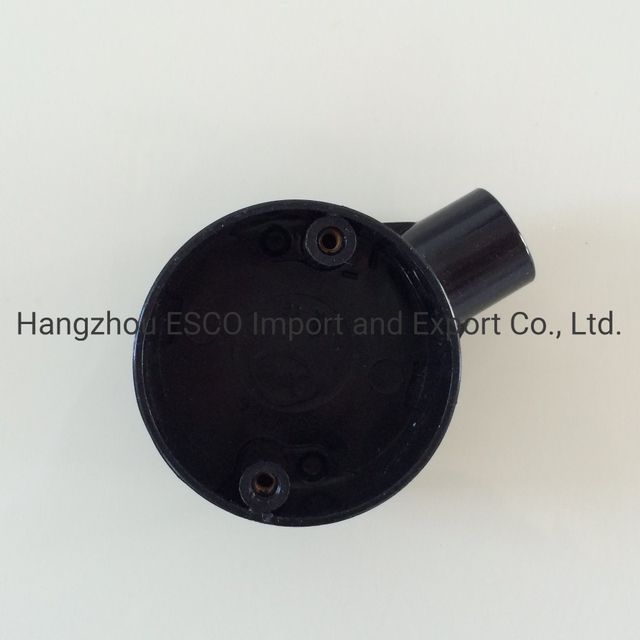 PVC One Way Electrical Fireproof Terminal Junction Round/Circular Box