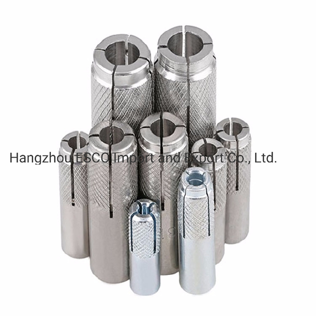 Customized Drop in Anchor Carton Steel or 304/316 Stainless Steel
