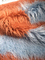 Jacquard fluffy mongolian faux fur