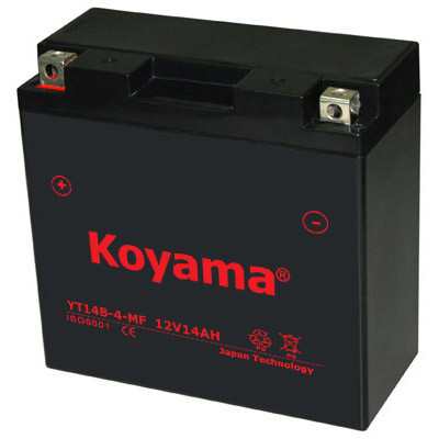 Yt14b-4-Mf Sealed Maintenance Free Battery 12V SMF Powersport Motorcycles Scooters Atvs