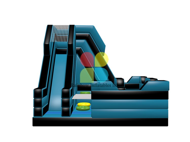 RB04149（8x6x4.5m） Inflatable obstacle funcity with slide for sale new design 