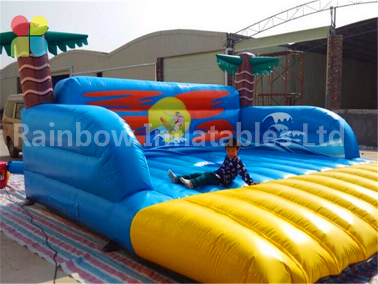 RB9002-1（5x5m）Inflatable Surf Board With Cartoon Painting/Inflatable Surf Board Game For Sale