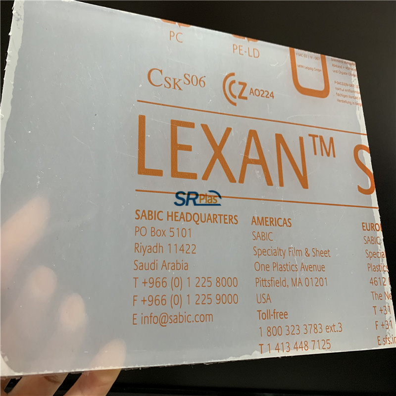 Custom Lexan F2000 Polycarboante Sheet Front Panel